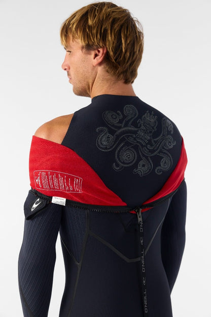 O'Neill Hyperfreak Fire 5/4+mm Back Zip Winter Wetsuit 2026 - Black