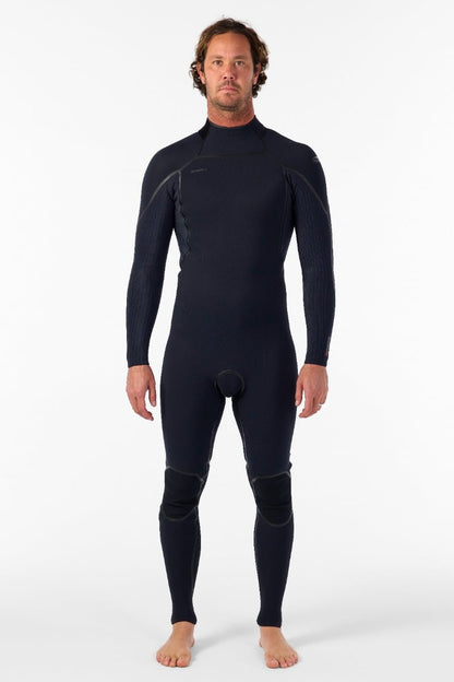 O'Neill Hyperfreak Fire 5/4+mm Back Zip Winter Wetsuit 2026 - Black
