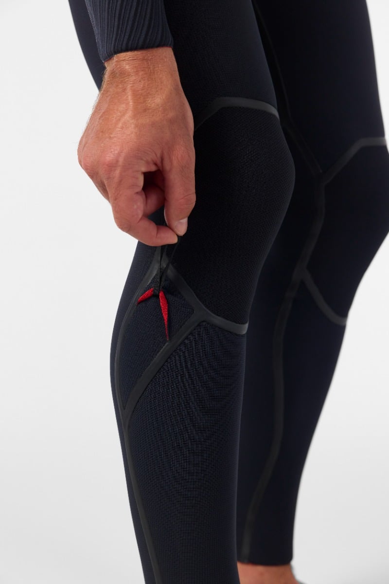 O'Neill Hyperfreak Fire 3/2+mm Chest Zip Wetsuit 2026 - Black