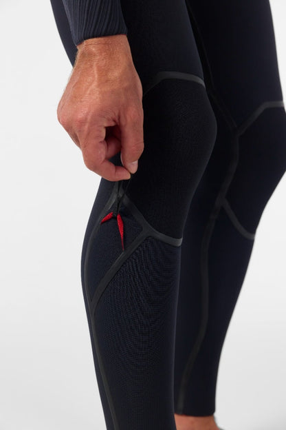 O'Neill Hyperfreak Fire 3/2+mm Chest Zip Wetsuit 2026 - Black
