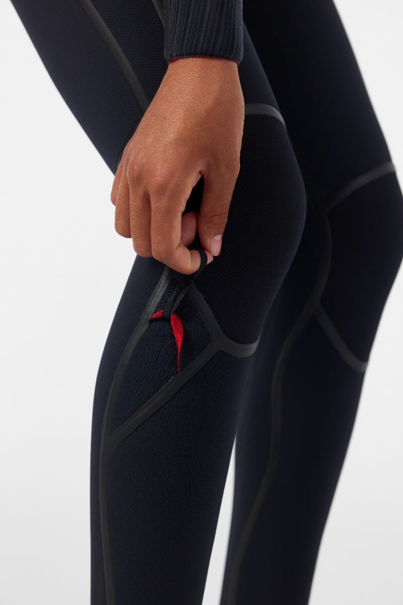 O'Neill Womens Hyperfreak Fire 4/3+mm Chest Zip Wetsuit 2026 - Black