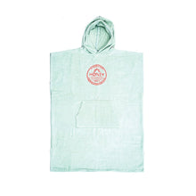 Ocean & Earth Hooded Womens Poncho  - Mint