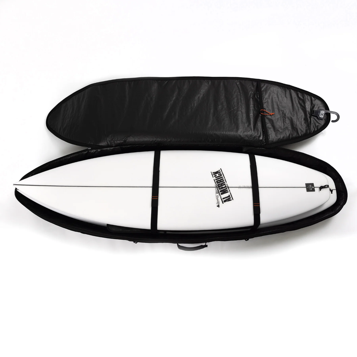 Ocean & Earth Hypa 10mm Fish / Short Wheeled 4 Board Bag - Black