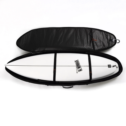 Ocean & Earth Hypa 10mm Fish / Short Wheeled 4 Board Bag - Black