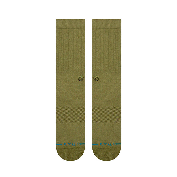 Stance Icon Crew Socks - Olive