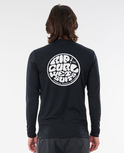 Rip Curl Icons Of Surf L/S UV Surf Tee - Black