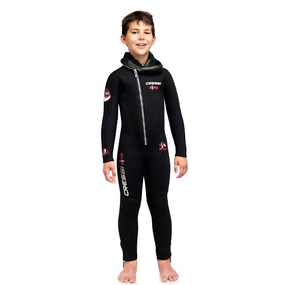 Cressi Junior Dive 5mm Monopiece Wetsuit - Black
