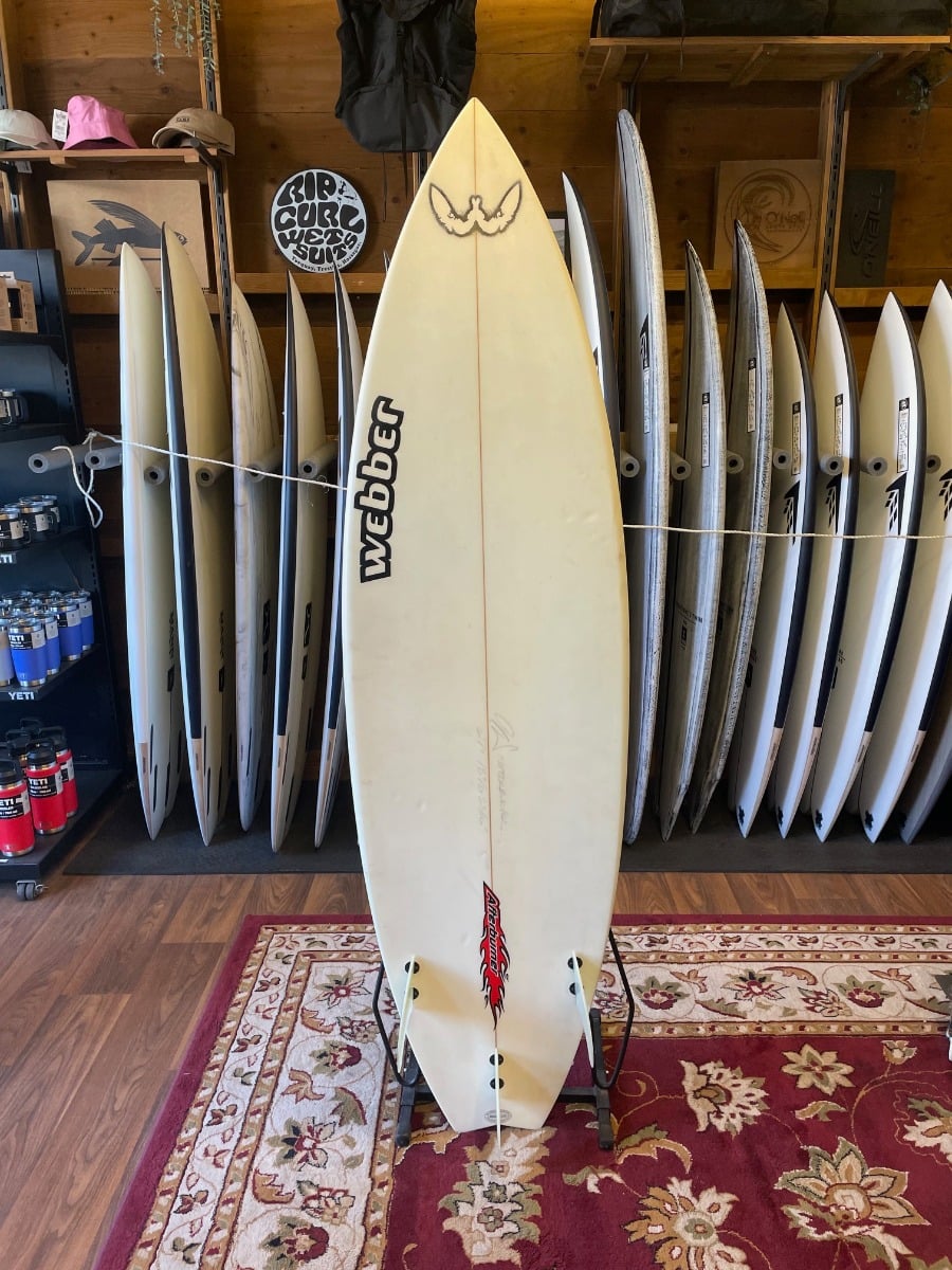 Webber Afterburner PU - 6ft 1 - FCS 1 - Comes With Fins & Bag