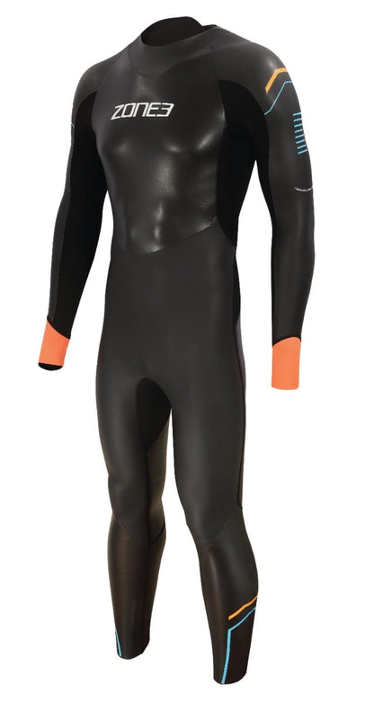 Zone3 Aspect Mens 'Breaststroke' Wetsuit 2021 - Black - Front