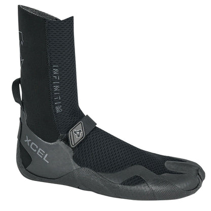 Xcel Infiniti 7mm Round Toe Wetsuit Boots - Black - Full View