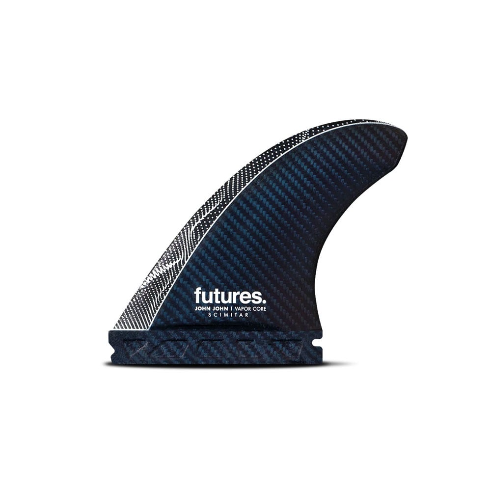 Futures John John Florence Scimitar Vapor Core Medium Thruster Fins - Blue
