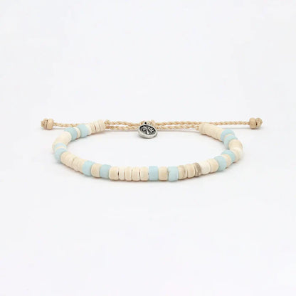 Pineapple Island Frosted Bead Bracelet