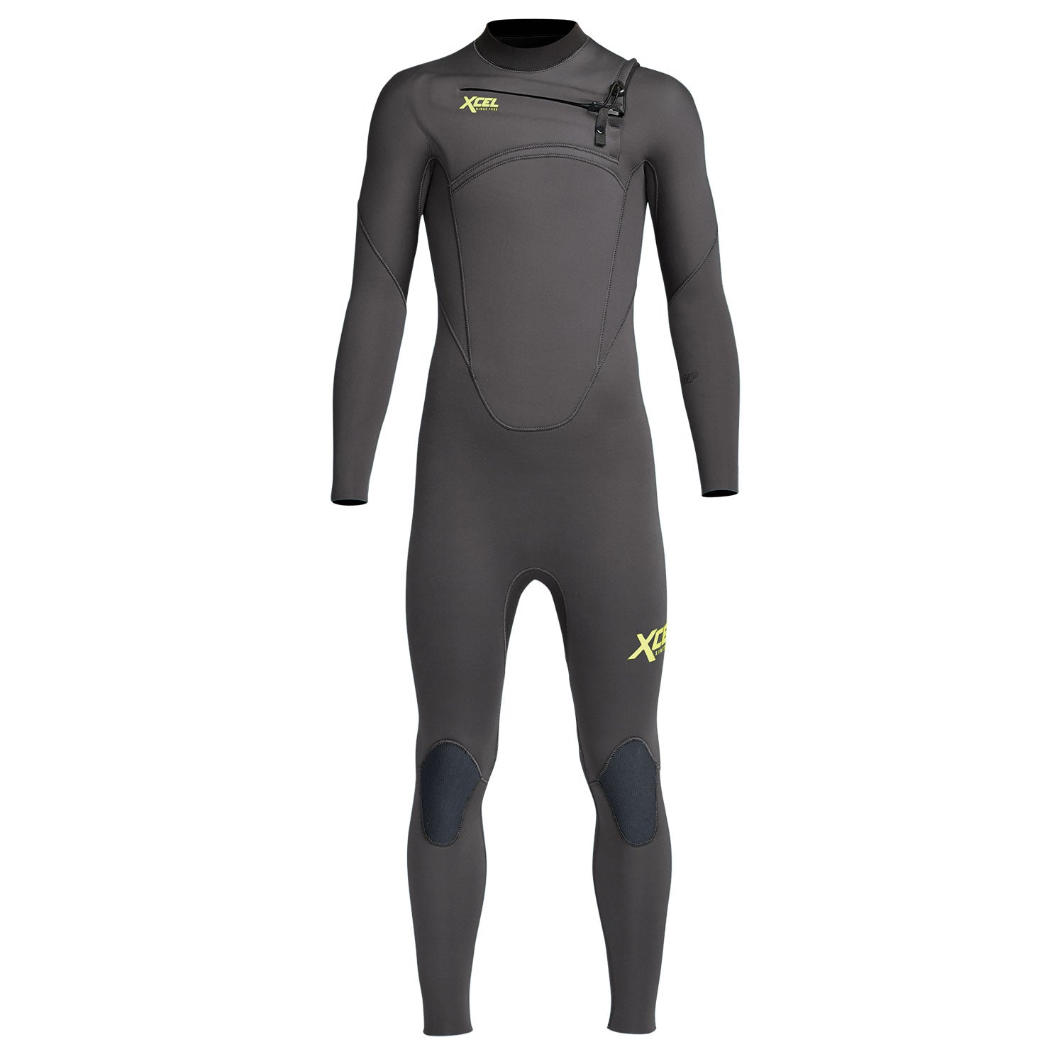 Xcel Comp 3/2mm Chest Zip Youth Wetsuit - Graphite