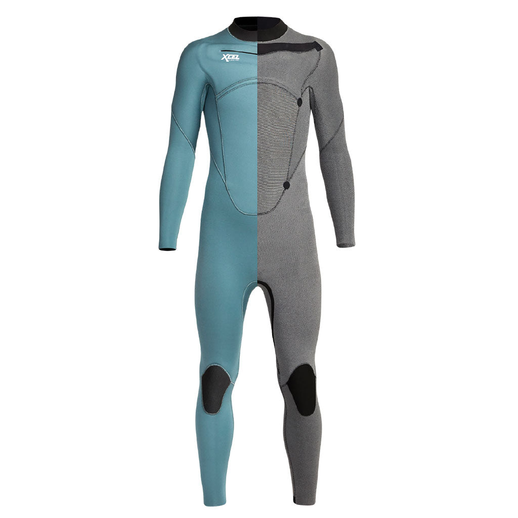 Xcel Comp 3/2mm Chest Zip Youth Wetsuit - Graphite