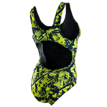 Orca Women's One Piece Swim Costume 2021 - Lime - Back