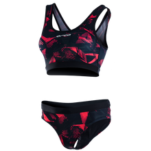 Orca Women's Bikini Swim Costume 2021 - Black/ Red - Front