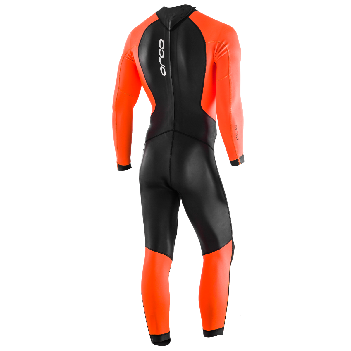 Ocra Core Mens Hi-Vis Open Water Swim Wetsuit - back