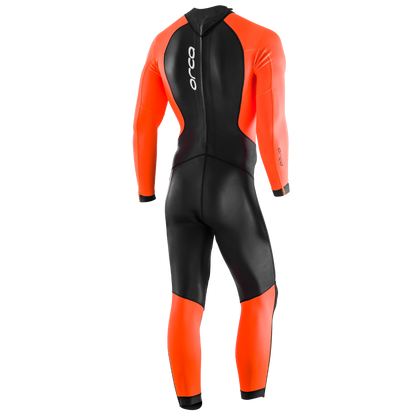 Ocra Core Mens Hi-Vis Open Water Swim Wetsuit - back