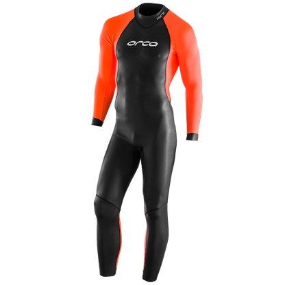 Ocra Core Mens Hi-Vis Open Water Swim Wetsuit  - front