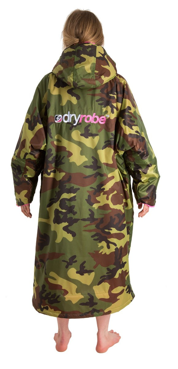 DryRobe Advance Long Sleeve 2021 - Camo/Pink