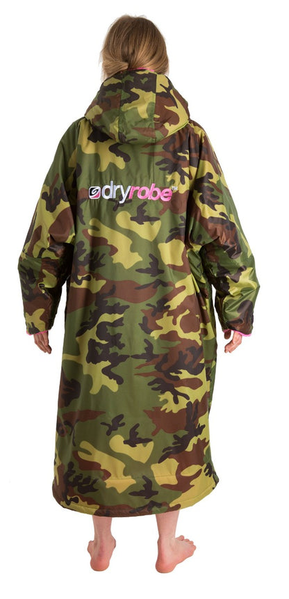 DryRobe Advance Long Sleeve 2021 - Camo/Pink