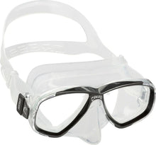 Cressi Perla Swim Adult Snorkel Face Mask in Clear/Black