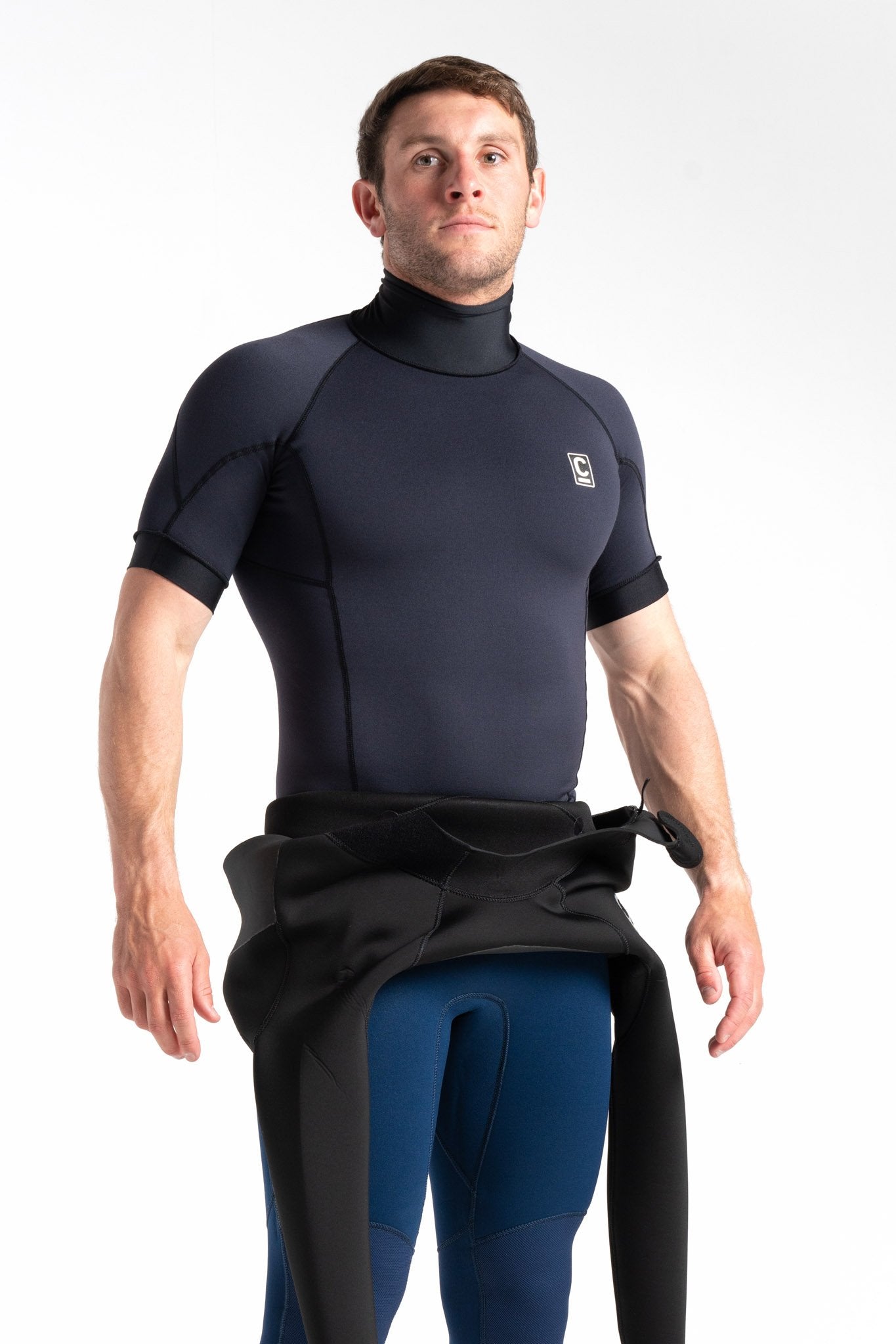 c skins rash vest men black