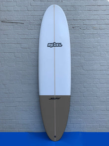 Rebel Mini Mal Surfboard - Grey Tail Dip