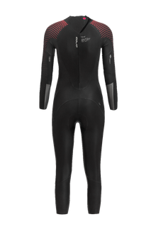 Orca Apex Float Womens Triathlon Wetsuit 2022 - Red Buoy - Back