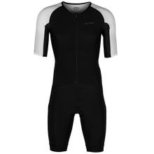 Orca Athlex Aero Mens Triathlon Race Suit - White/Black - Front