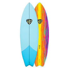 Ocean and Earth Mr Epoxy Super Soft Twin Fin Surfboard - 6ft4 - Full View