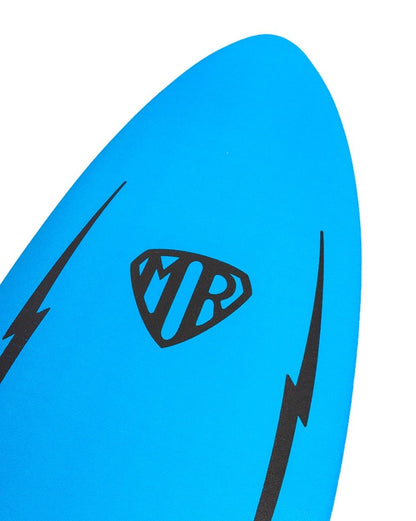 Ocean & Earth 6ft 6 Mr Ezi Rider Twin Fin Foam Surfboard - Blue
