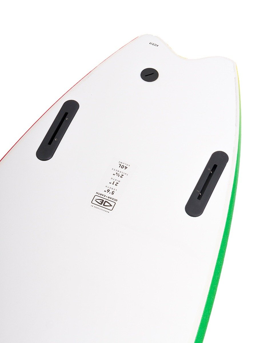 Ocean & Earth 6ft 6 MR Ezi Rider Foam Surfboard - Rasta