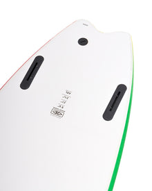 Ocean & Earth 6ft Mr Ezi Rider Twin Fin Foam Surfboard - Rasta