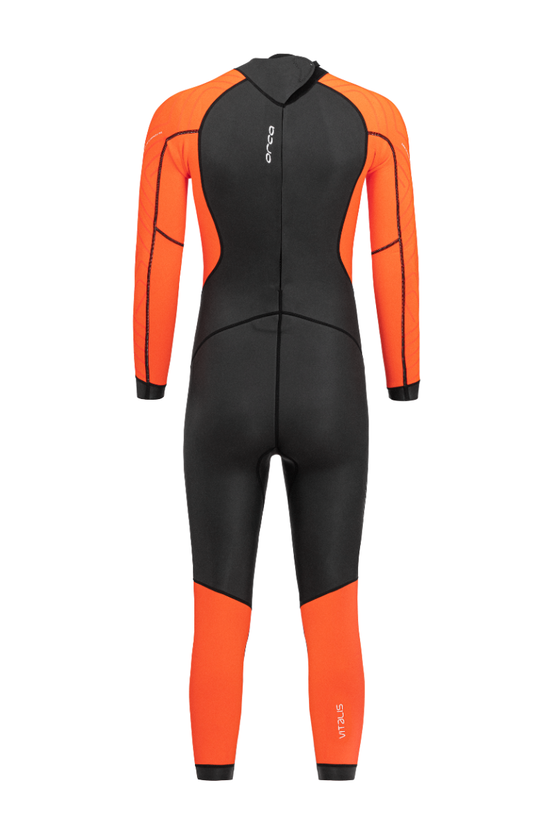 Orca Core Hi-Vis Mens Openwater Wetsuit  - Black/Orange