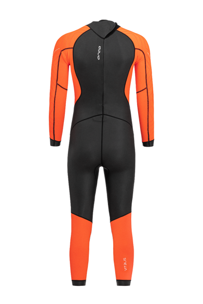 Orca Core Hi-Vis Mens Openwater Wetsuit  - Black/Orange