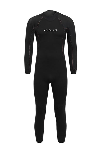 Orca Vitalis Hi-Vis Men's Openwater Swim Wetsuit 2024 - Black/Orange