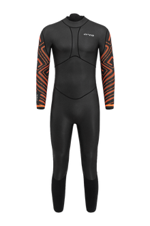 Orca Vitalis Breastroke Mens Openwater Wetsuit - Black/Orange
