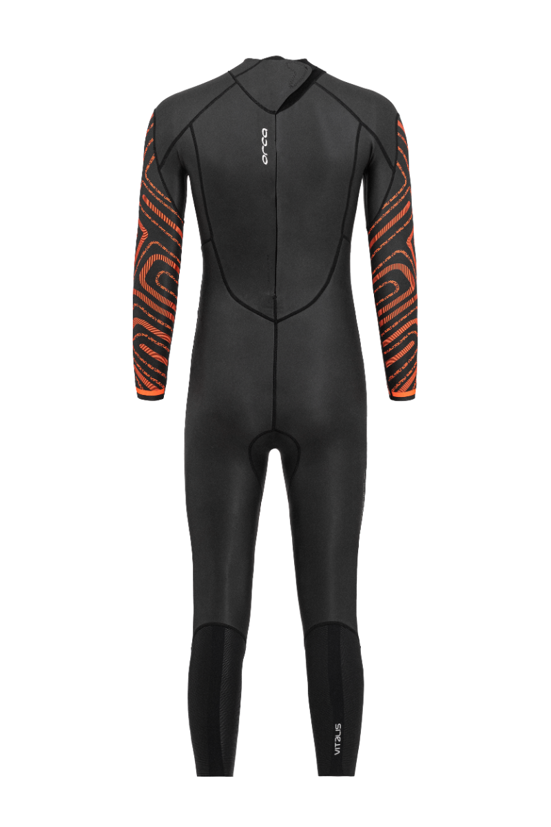Orca Vitalis Breastroke Mens Openwater Wetsuit - Black/Orange