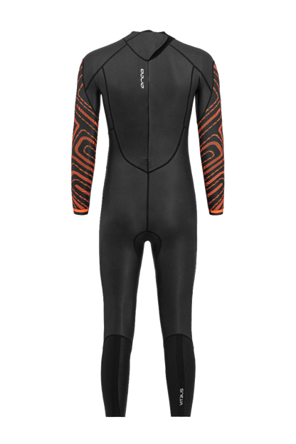 Orca Vitalis Breastroke Mens Openwater Wetsuit - Black/Orange