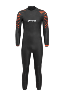 Orca Vitalis Thermal Men's Openwater Swim Wetsuit 2025 - Black/Orange