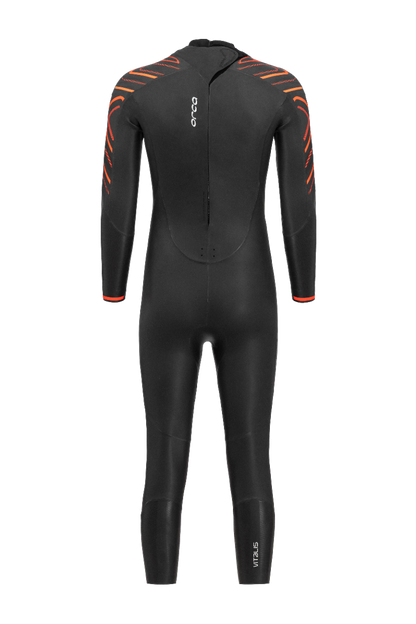 Orca Vitalis Thermal Men's Openwater Swim Wetsuit 2025 - Black/Orange