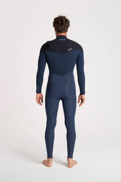 C-Skins NuWave ReWired 3/2mm Mens GBS Chest Zip Wetsuit 2026 - Bluestone / Black