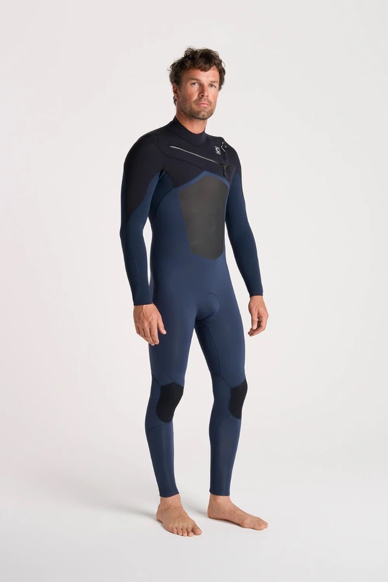 C-Skins NuWave ReWired 3/2mm Mens GBS Chest Zip Wetsuit 2026 - Bluestone / Black