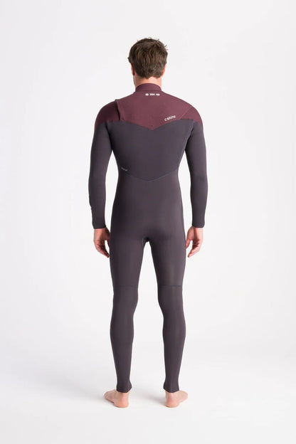 C-Skins NuWave ReWired 4/3mm Men's Chest Zip Wetsuit 2025 - Meteor/Meteor X/Rust X
