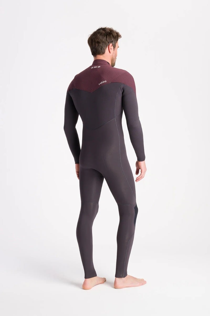 C-Skins NuWave ReWired 4/3mm Men's Chest Zip Wetsuit 2025 - Meteor/Meteor X/Rust X