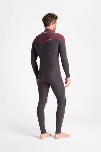 C-Skins NuWave ReWired 4/3mm Men's Chest Zip Wetsuit 2025 - Meteor/Meteor X/Rust X