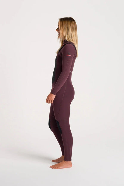 C-Skins NuWave ReWired 4/3mm Womens GBS Chest Zip Wetsuit 2025 - Rust