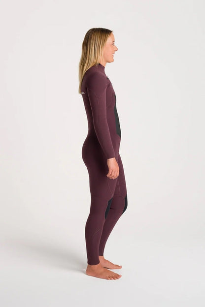 C-Skins NuWave ReWired 4/3mm Womens GBS Chest Zip Wetsuit 2025 - Rust