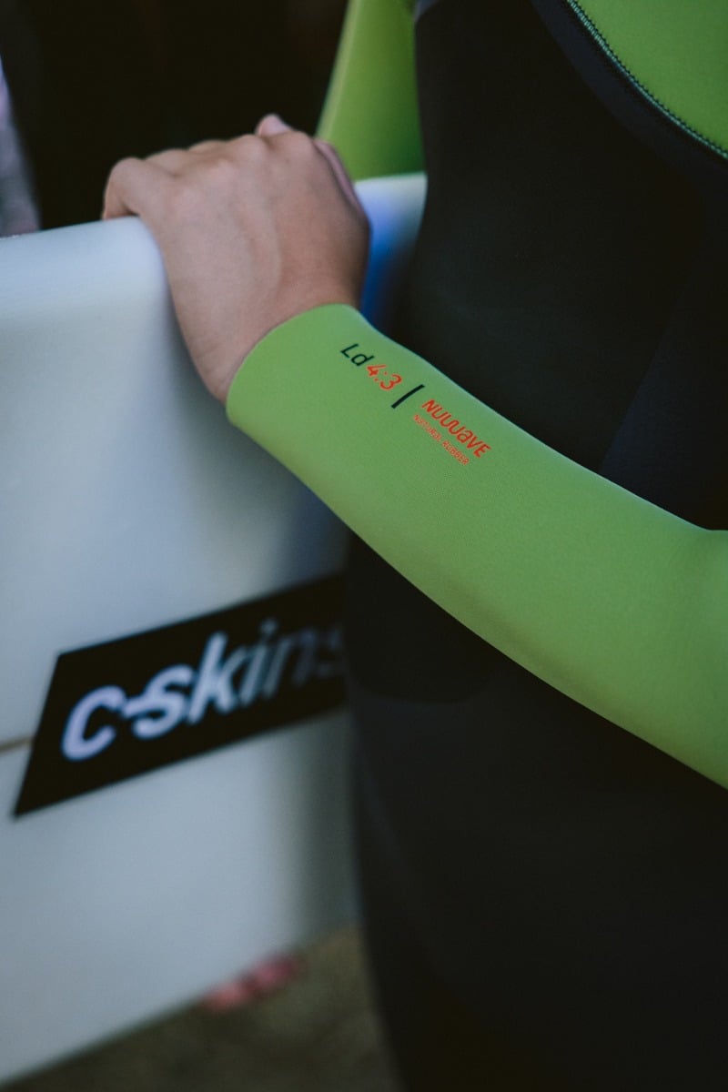 C-Skins NuWave Legend 4/3mm Junior GBS Back Zip Wetsuit 2026 - Meteor / Lime / Orange